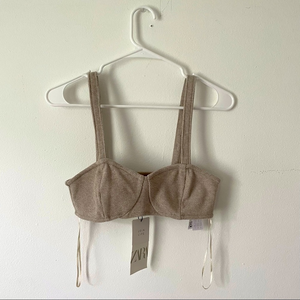 zara bralette 🥥